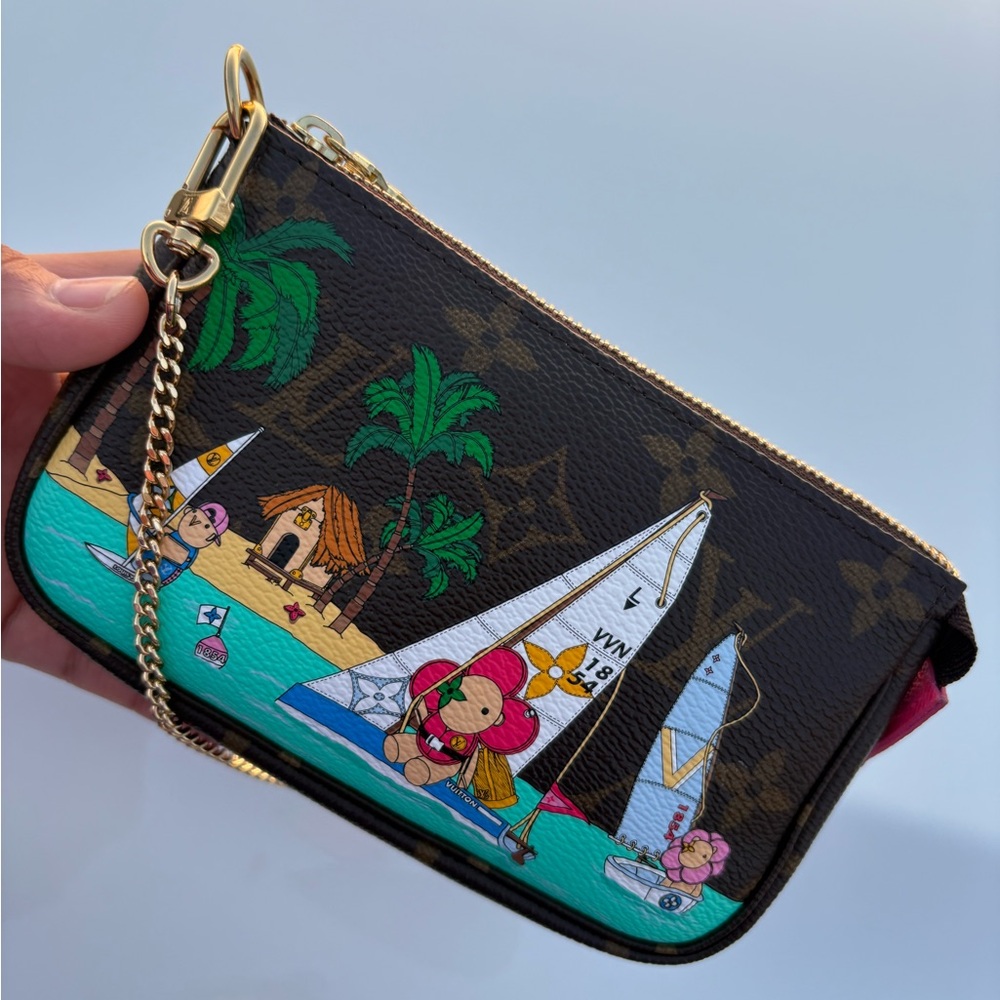 Louis Vuitton Black and Multicolor Women's Bag